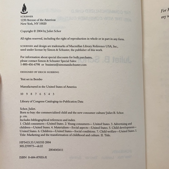 Born To Buy by Juliet Schor - Picture 7 of 7